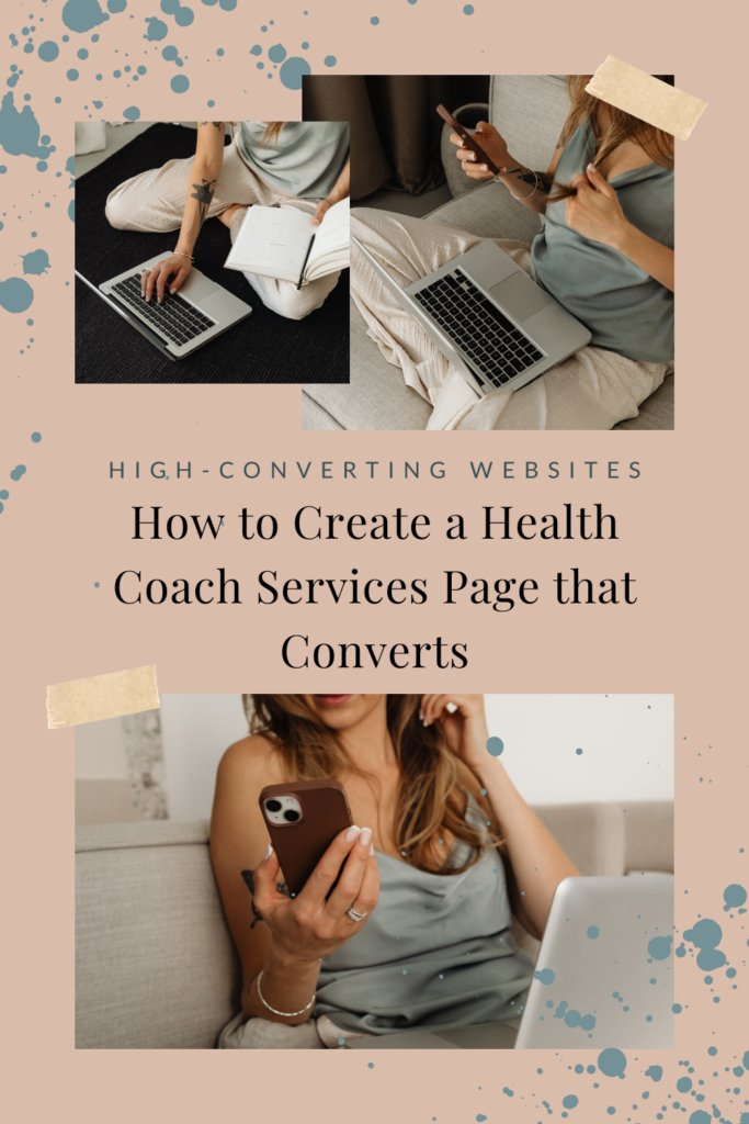 how to create a high converting services page for health coaches