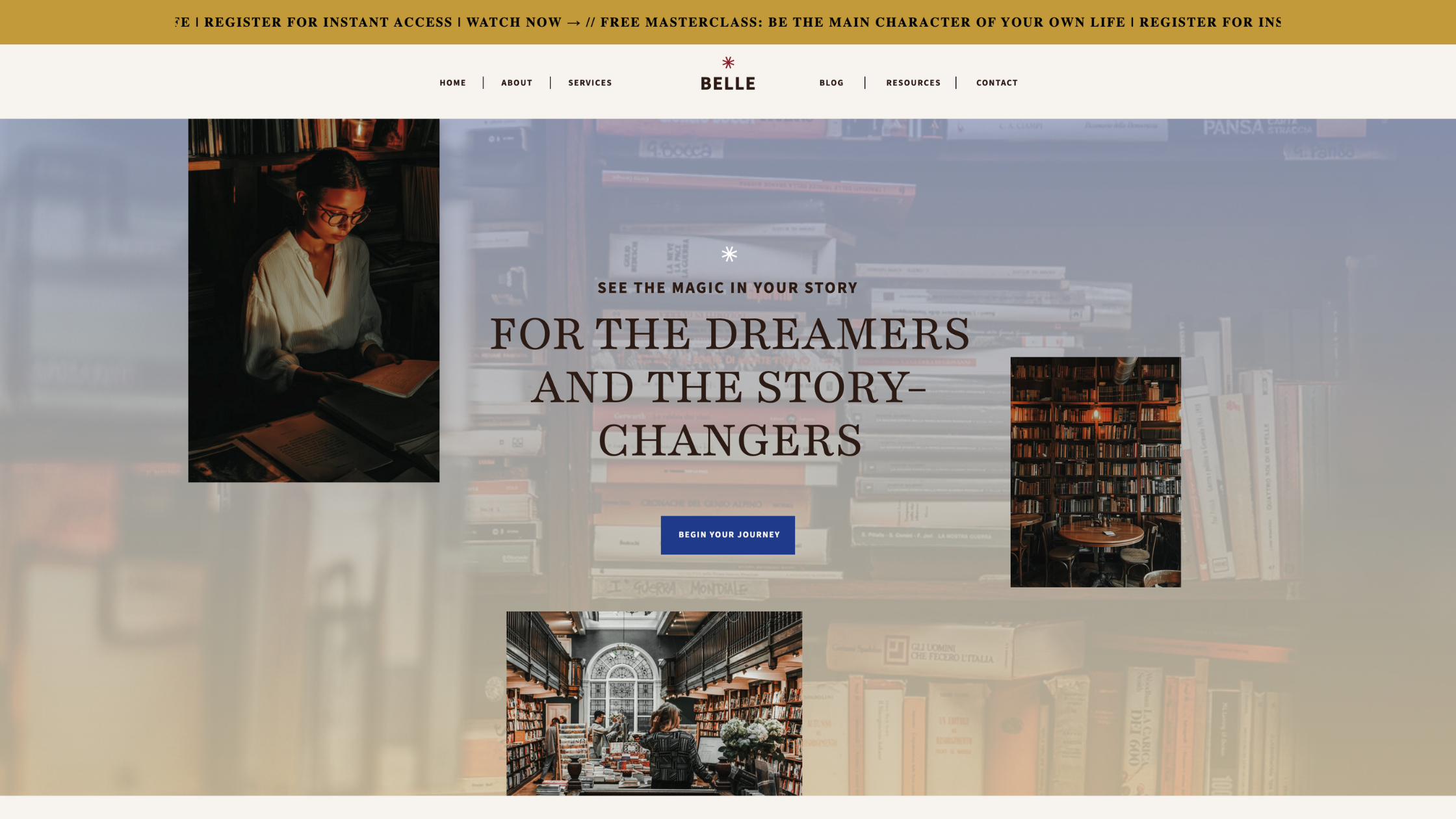 life coaching website examples